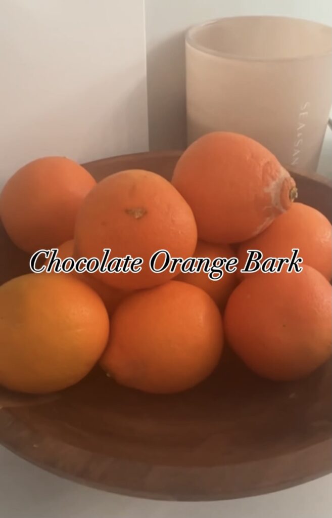 Chocolate Orange Bark